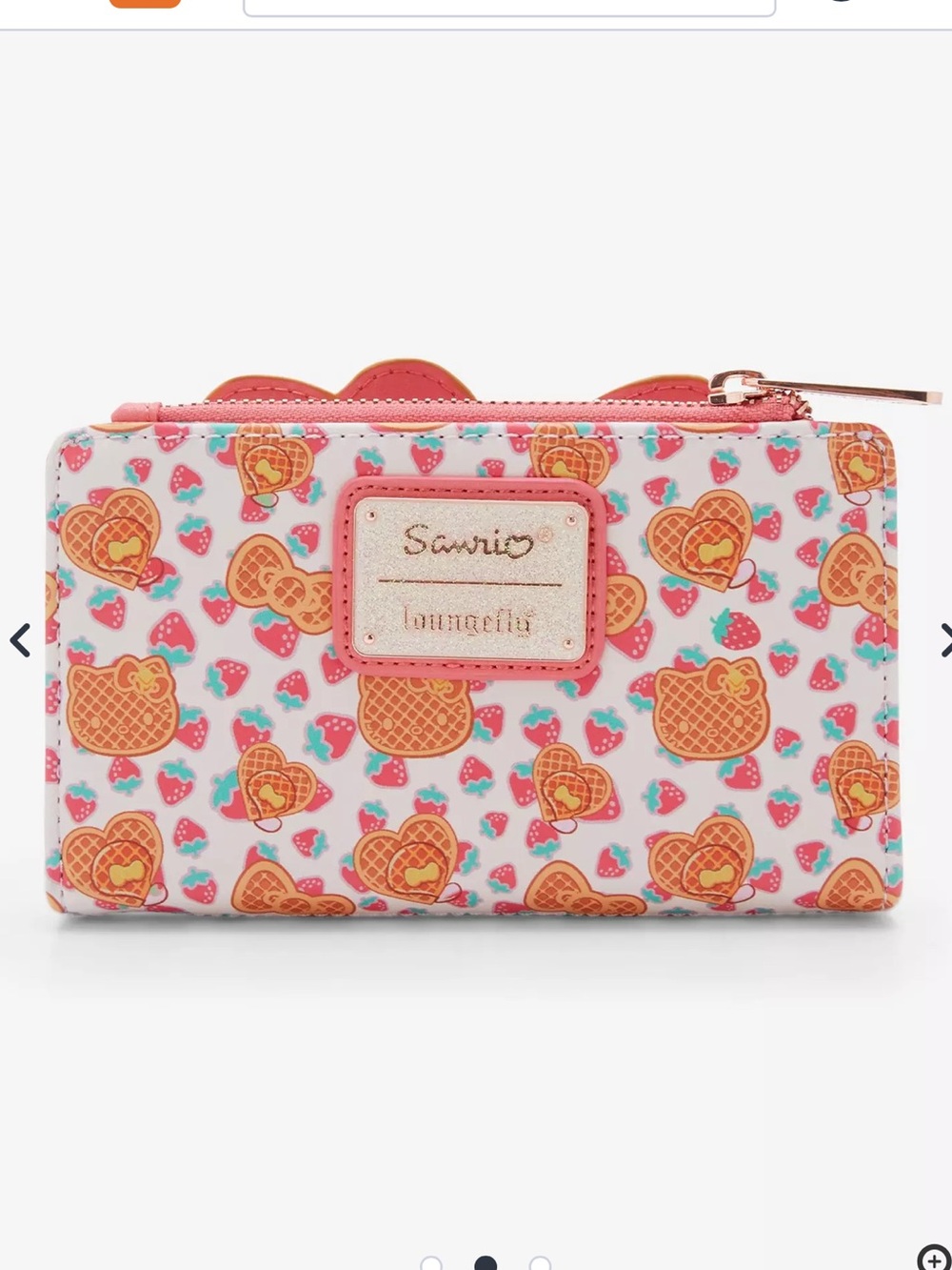 Loungefly - Hello Kitty Breakfast Waffle Flap Wallet - Picture 2 of 5